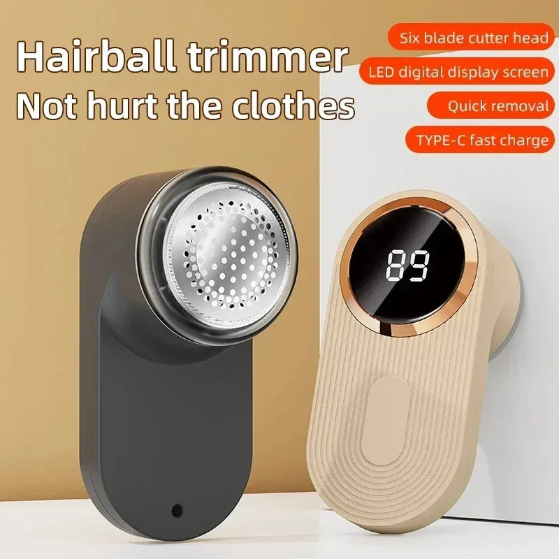 USB Rechargeable Electric Lint Remover Fabric Shaver with LED