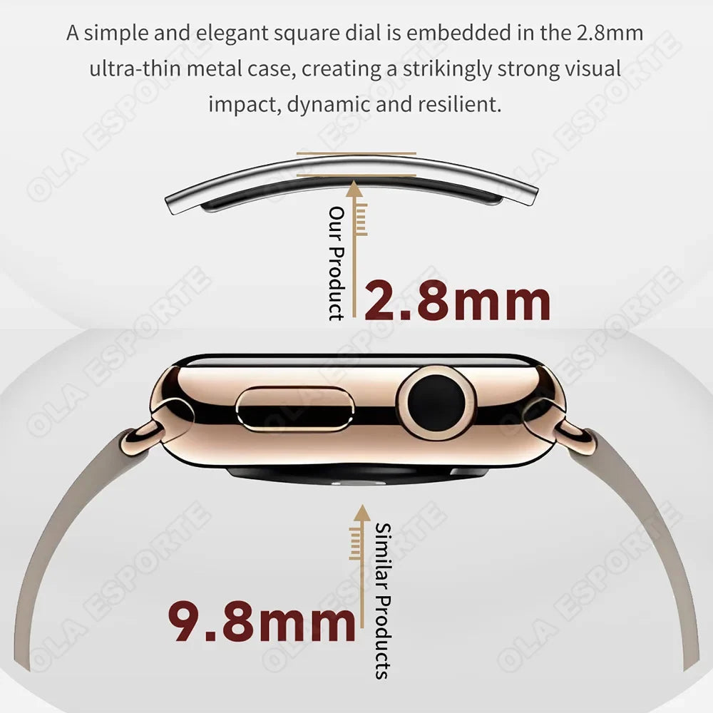 Ultra-Thin Smart Fitness Bracelet – Heart Rate & Sleep Tracker