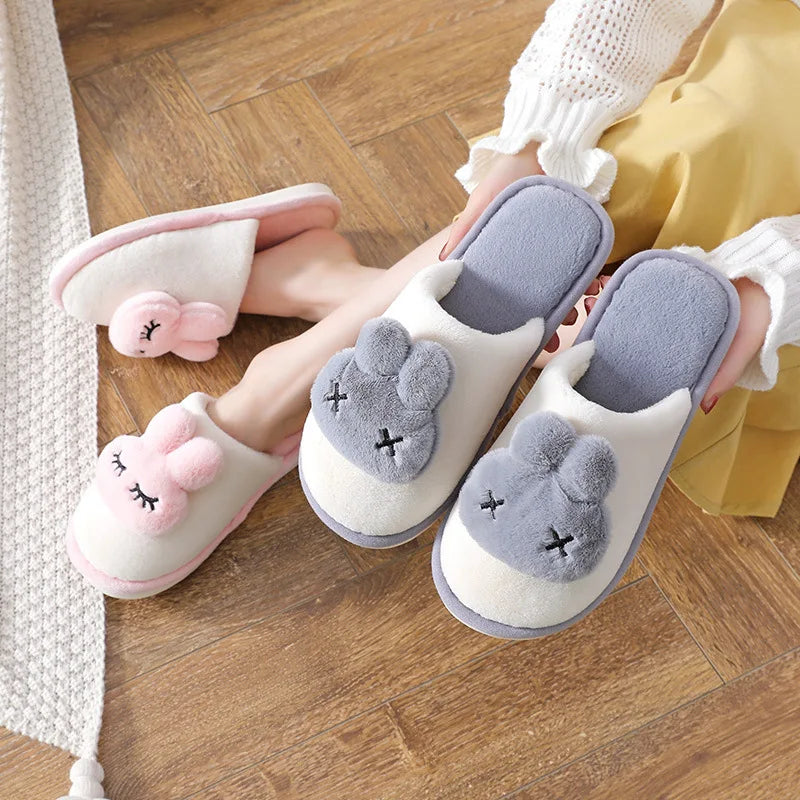 Women's Bow Slippers – Soft Warm Indoor House Shoes