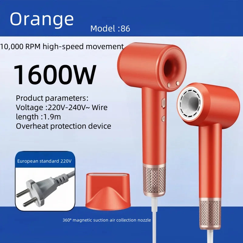 HOMEFISH Ionic High-Power Hair Dryer | Frizz-Free Drying