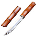 SKD-11 Carbon Steel Boning Knife – 62HRC Sharp Blade & Wood Sheath