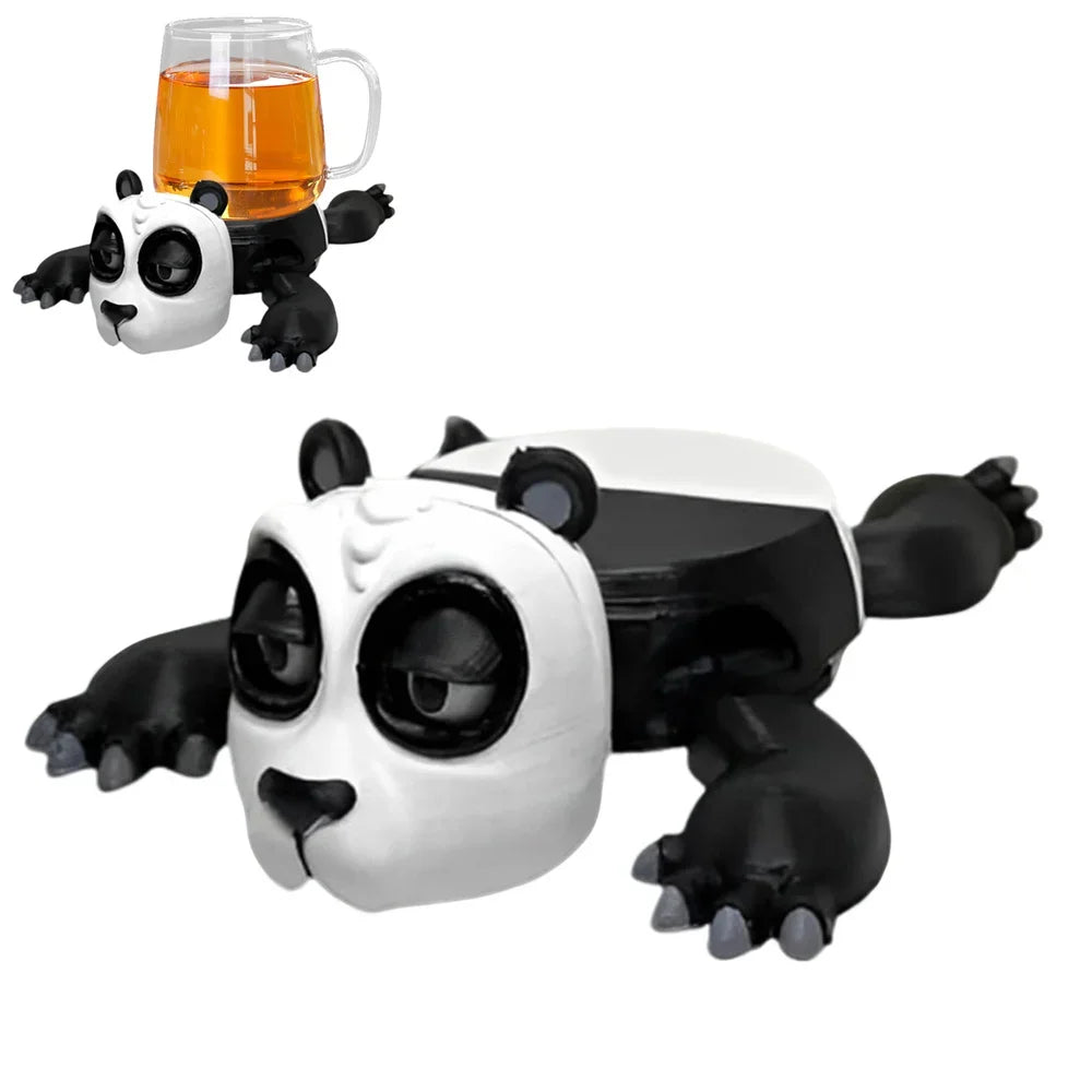 3D Funny Tea Coasters Panda Cup Holder Insulated Drink Mat Wine