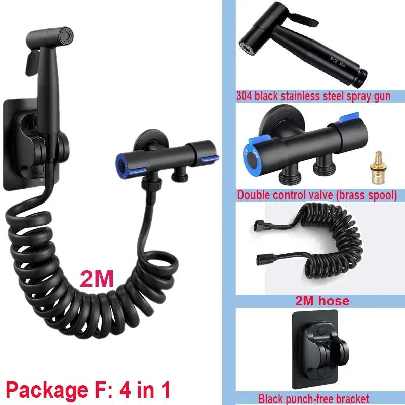 Handheld Bidet Sprayer Stainless Steel | Toilet Spray Head