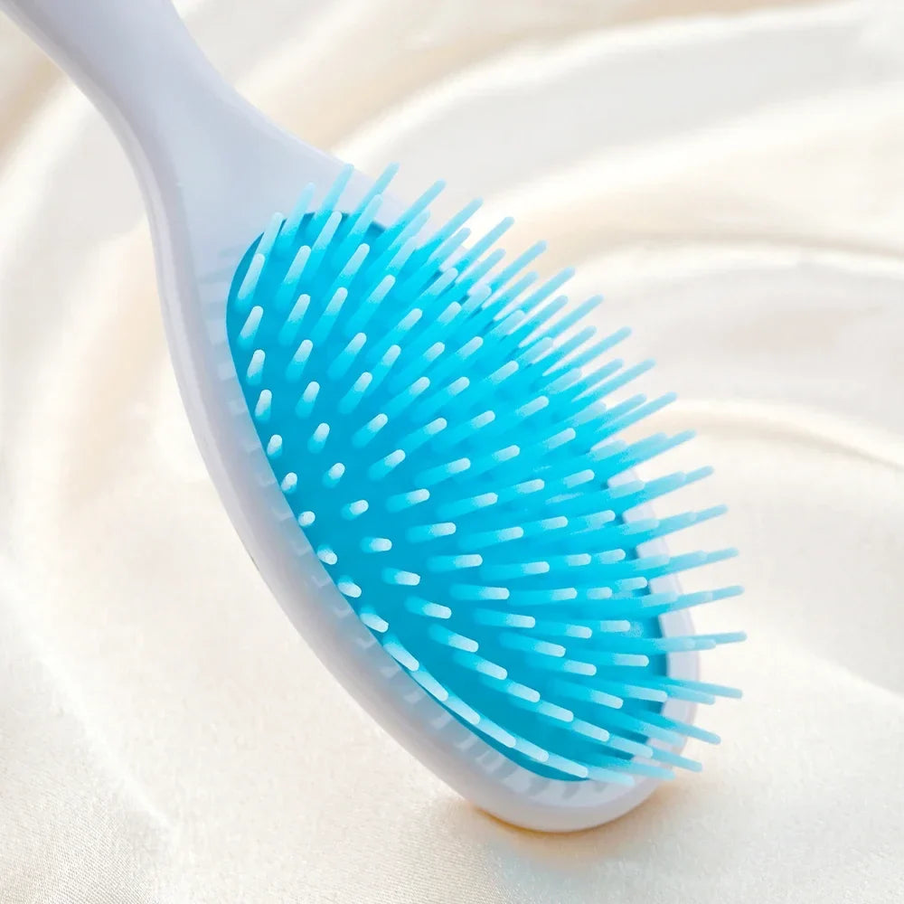 Mini Cartoon Teddy Bear Air Cushion Detangling Hair Brush
