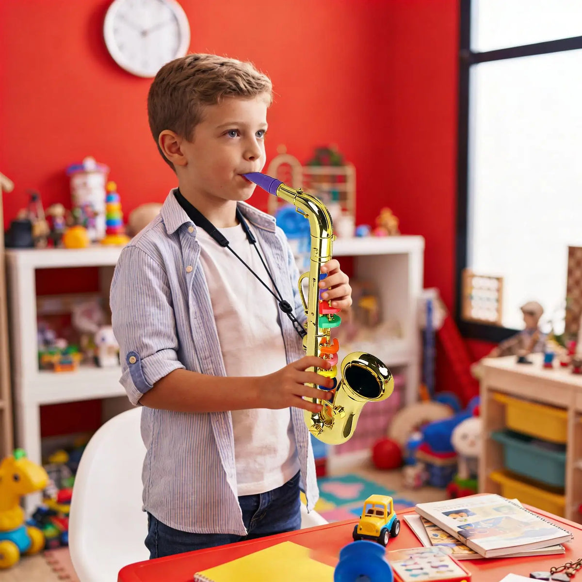 Kids Toy Saxophone – Educational Musical Instrument for Children