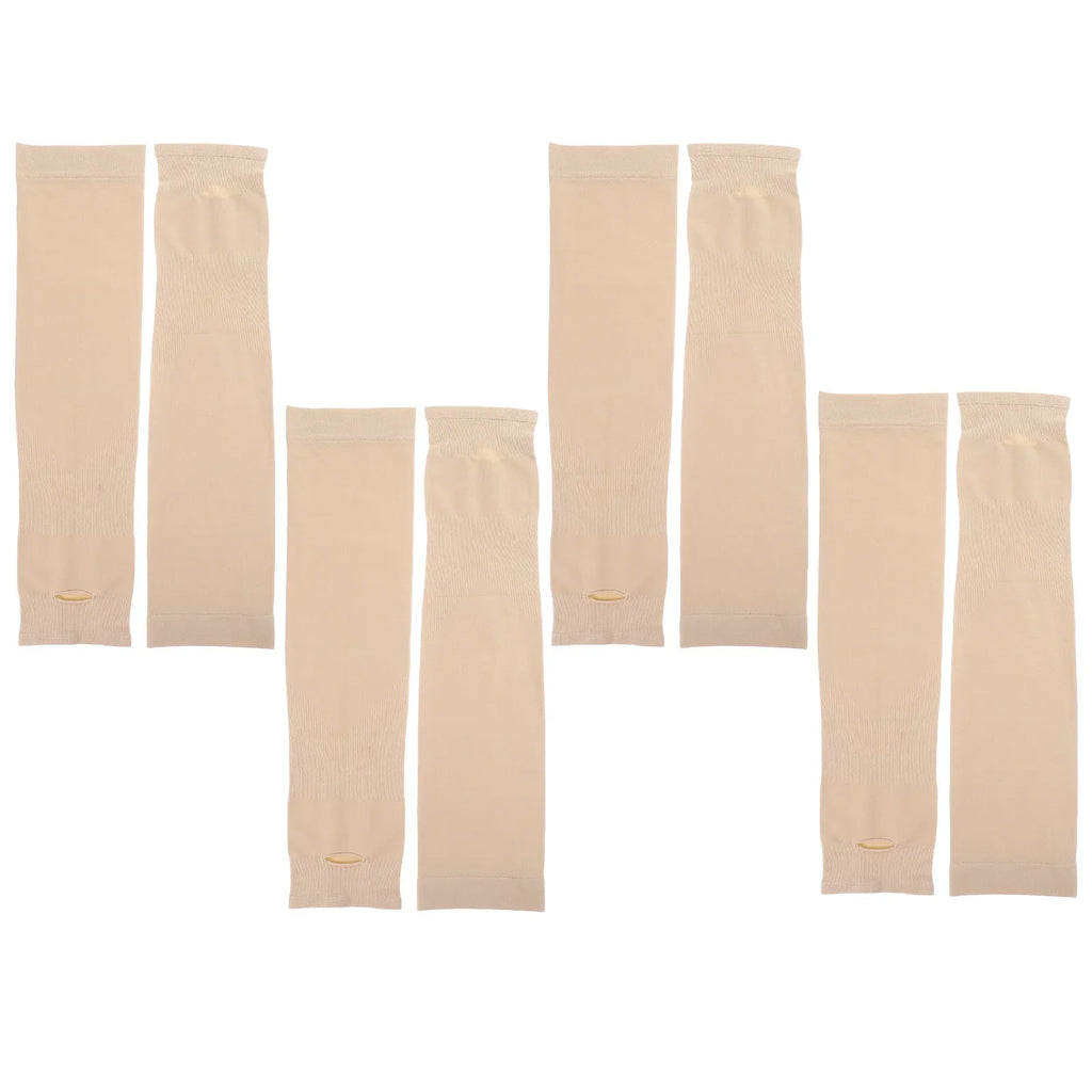 4Pairs Uv Protection Arm Sleeves Sun Blocking Cooling Outdoor Sports