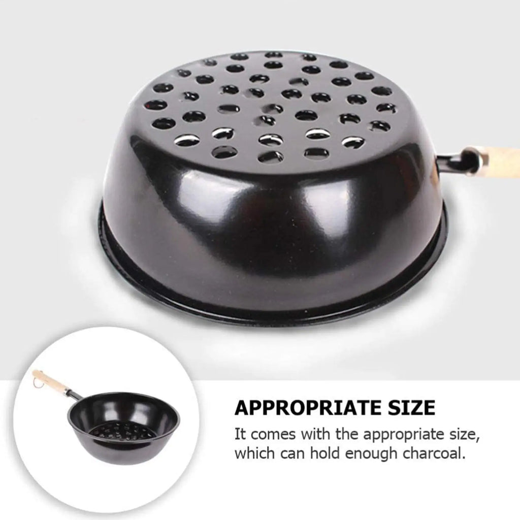 Charcoal Starter Basket – Hollow Airflow for BBQ & Camping