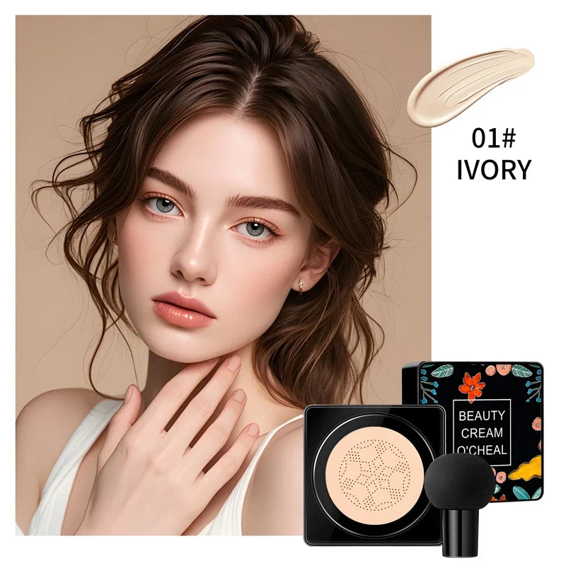 O'CHEAL Mushroom Cushion CC Cream – Coverage & Oil Control