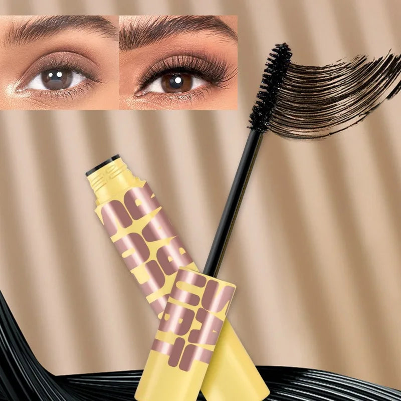 Black Waterproof Mascara Lengthening Curling Lash Eyelash Extension