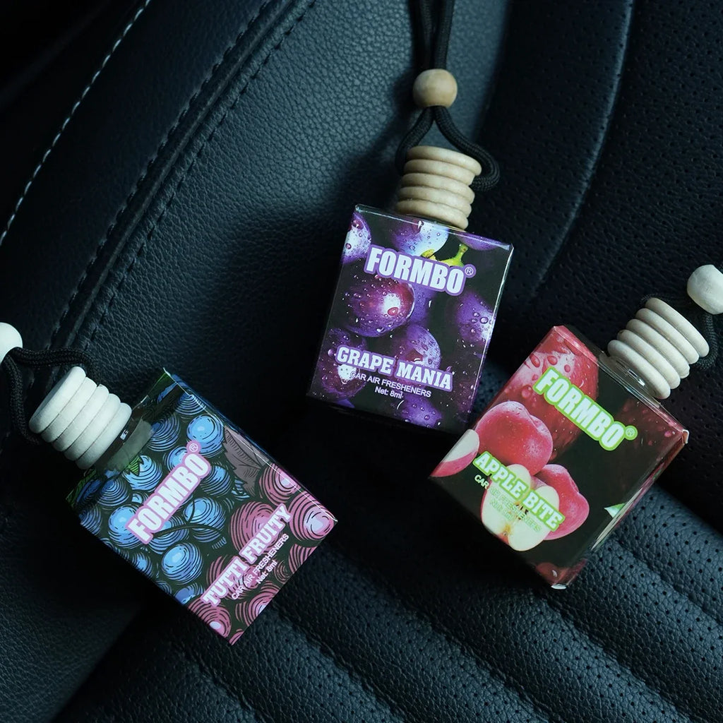 FORMBO Fruit Car Air Freshener Pendant | 4 Scents, 8ml