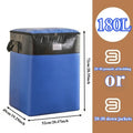 Extra Large Moving Bags – Zippered Waterproof Storage Totes