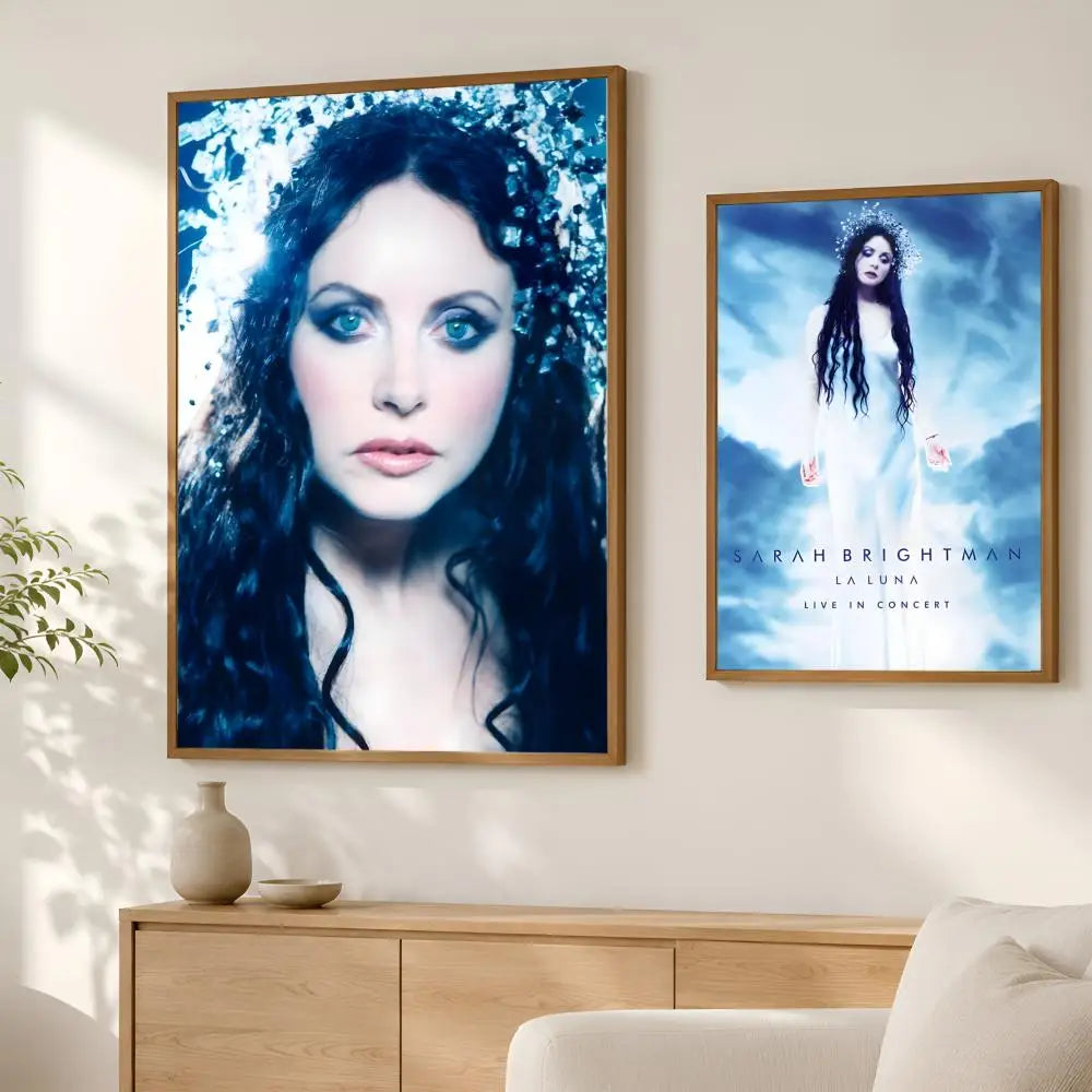 Sarah Brightman La Luna Wall Art Poster – Self-Stick HD Decor