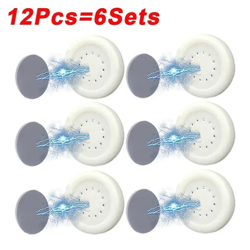 Magnetic Wall Hooks Set – Key & Picture Frame Hanger (2–12 Pc)