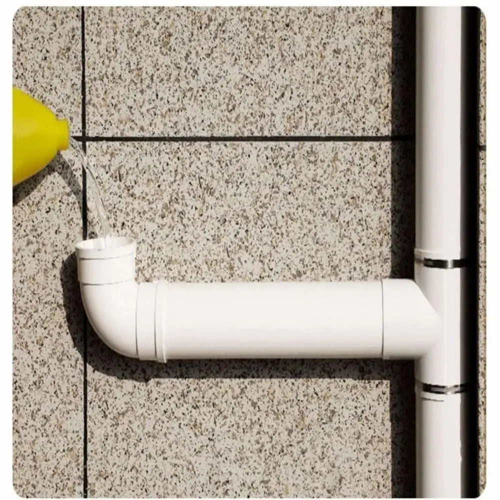 PVC Tube Repair Patch Open Tee 50 75 110 Pipe Joint White Plumbing
