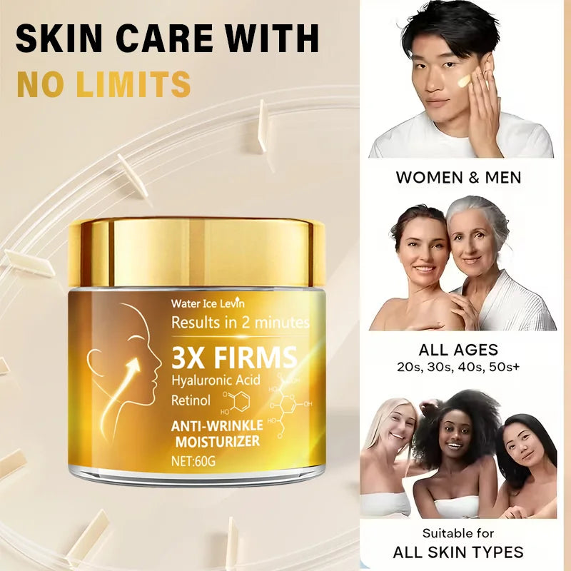Anti-Wrinkle Face Cream – Hyaluronic Acid & Retinol | 60g