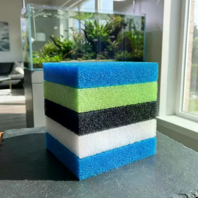 5-Pack Aquarium Filter Sponge Pads | Carbon Filter Media Cotton