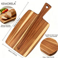 Acacia Wood Cutting Board with Handle | Meat, Cheese & Charcuterie