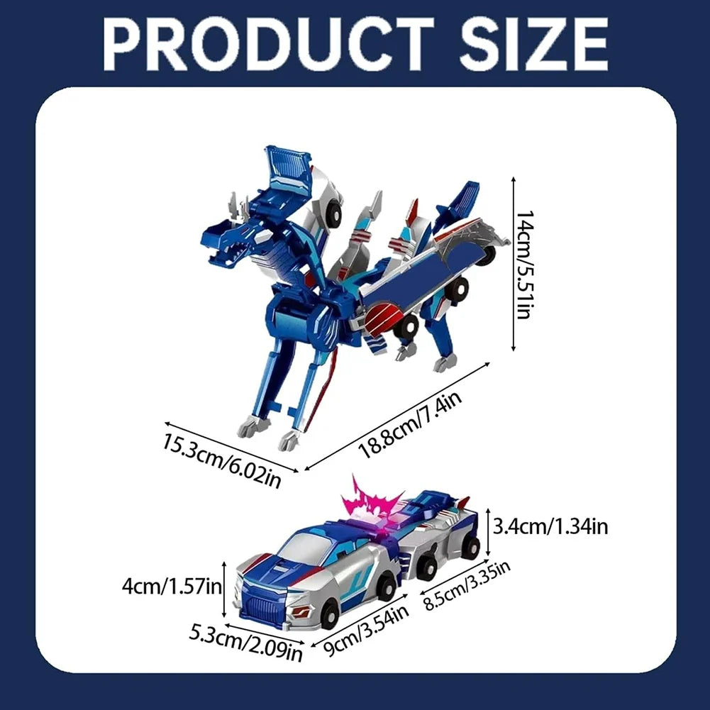 Unicorn Transformer 2-in-1 Magnetic DIY Car Toy for Kids
