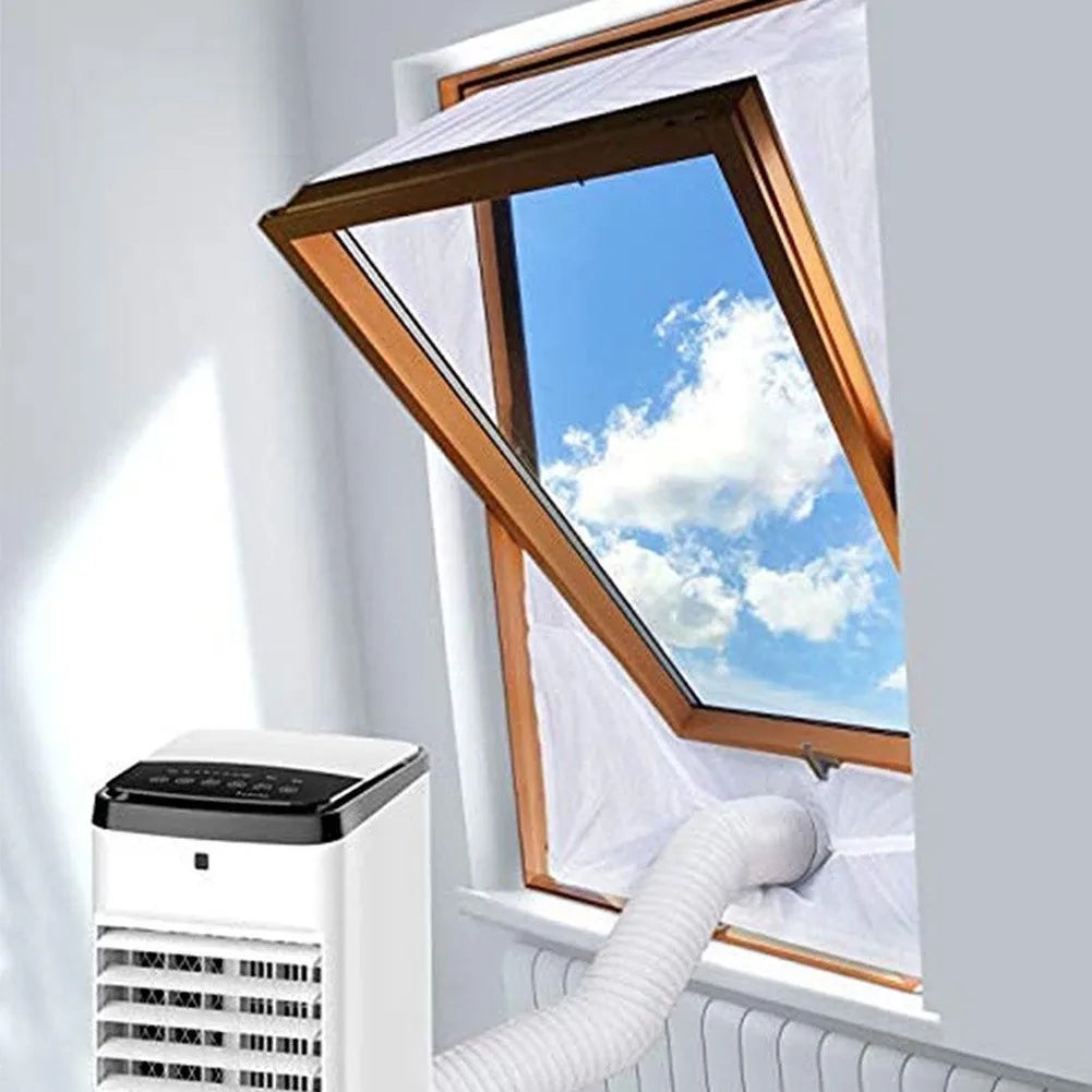 Portable AC Window Seal – Universal Exhaust Hose Sealing Cloth