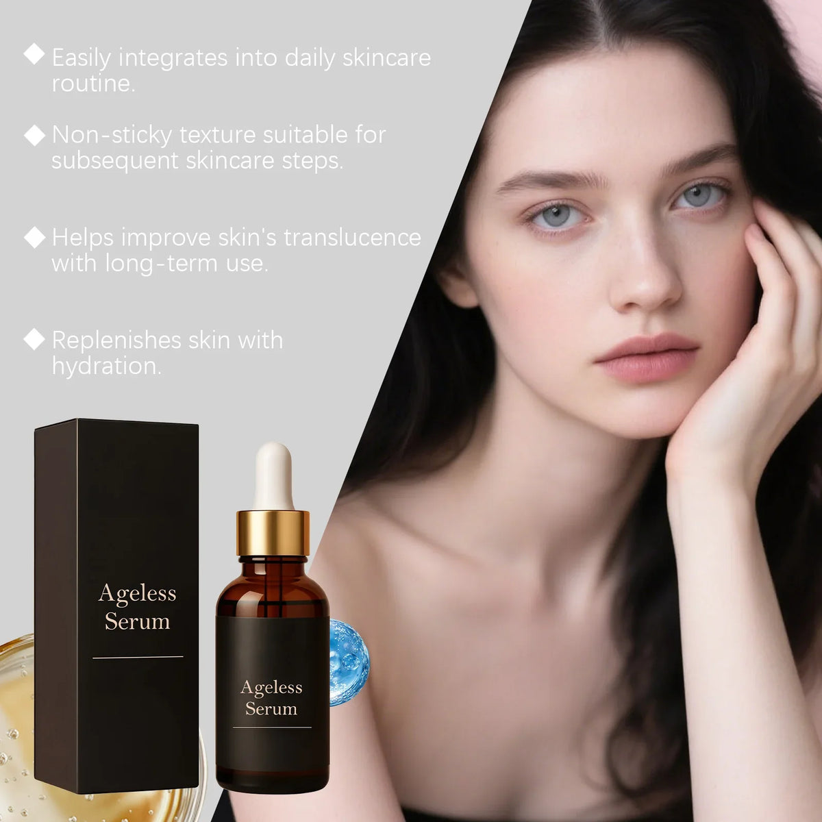 Nicotinamide Brightening Face Serum – Glow & Moisture 30ml