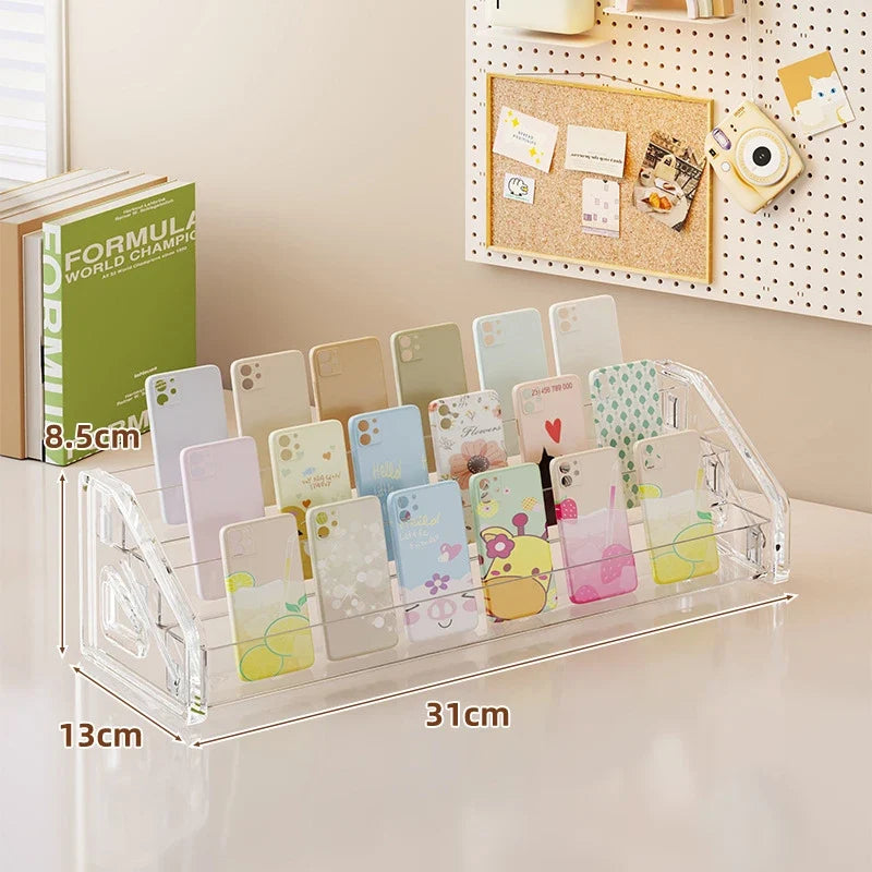 Acrylic Display Riser Stand | Clear Shelf for Perfume & Figures