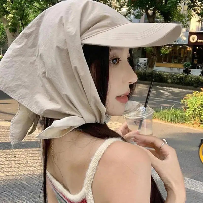 Baseball Cap with Detachable Neck Flap | Sun Protection Hat