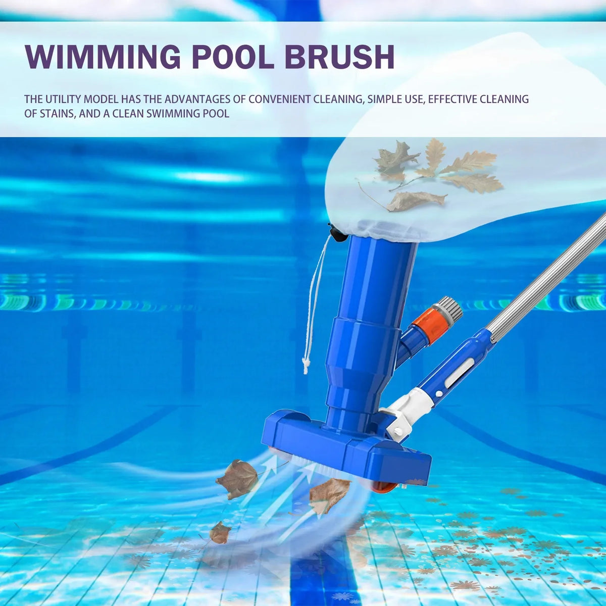Handheld Pool Vacuum with Telescopic Pole | Pools, Spas & Hot Tubs