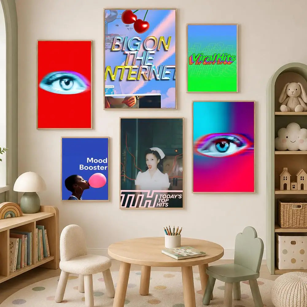 Self-Stick HD PVC Wall Art Poster – Waterproof Home Décor