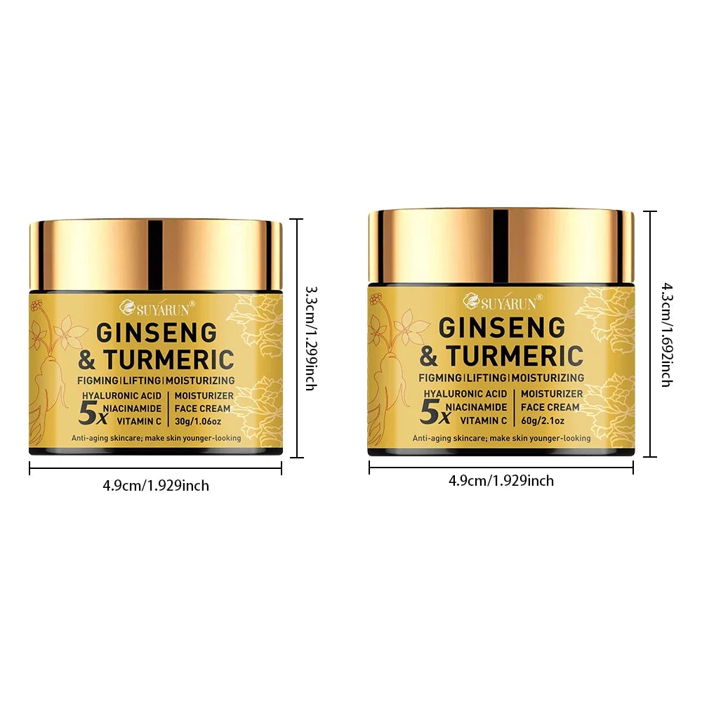 SUYARUN Ginseng Turmeric Face Cream | Brightening Moisturizer