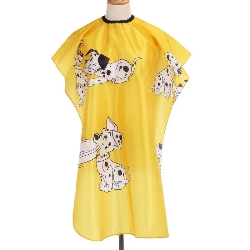 Kids Waterproof Cartoon Hair Cutting Cape | Children's Apron