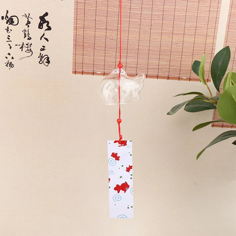 Wind Chime Chimes Japanese Glass S Goldfish Garden Hanging Outdoor