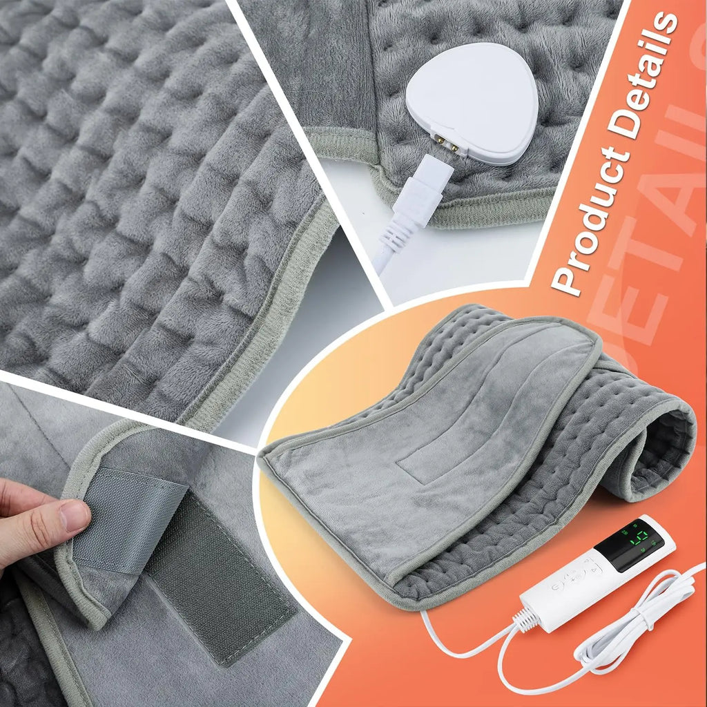 Heated Waist Belt | 9-Level Heat, 4 Timers, Lumbar Support