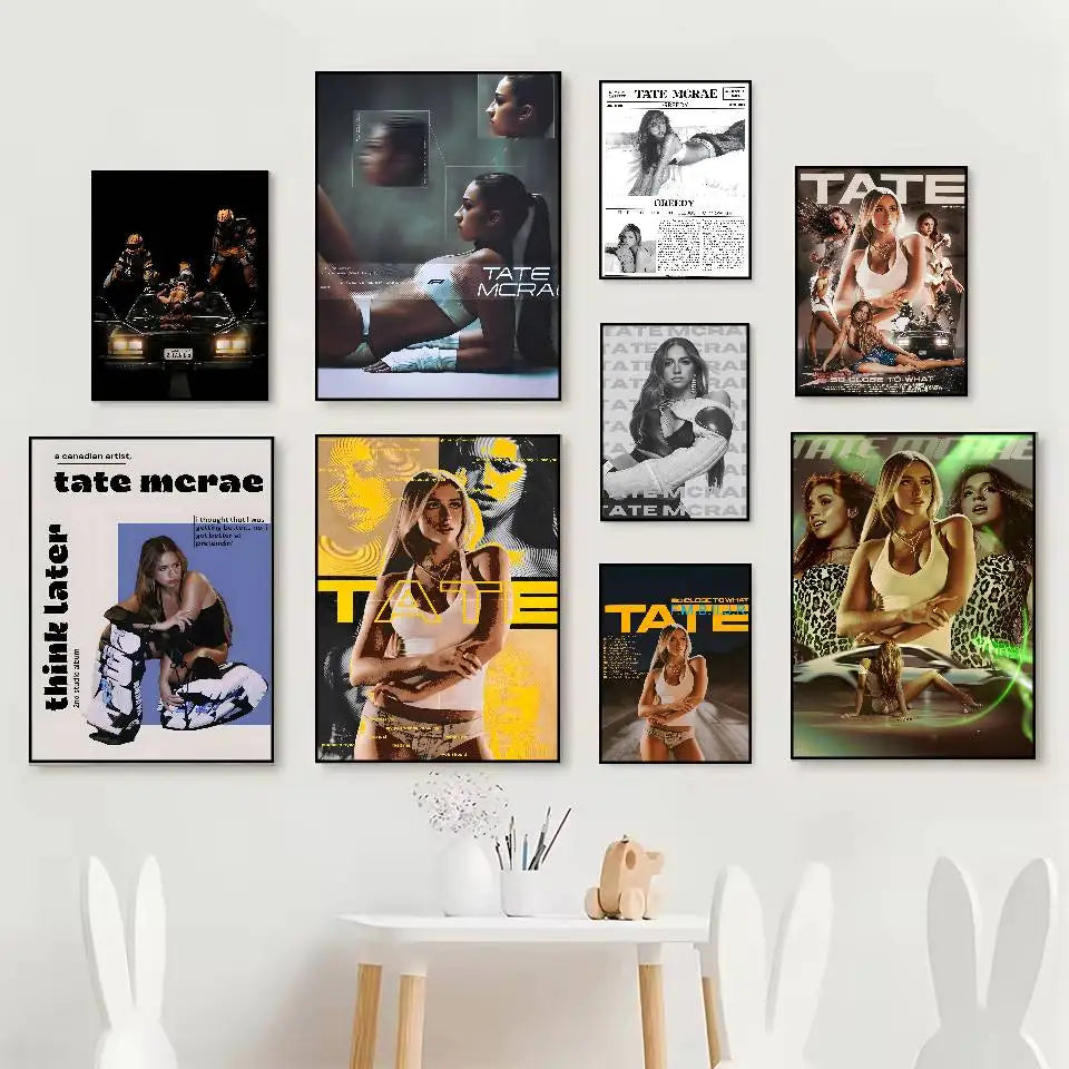 Tate McRae HD Poster – Self-Adhesive Waterproof Wall Art