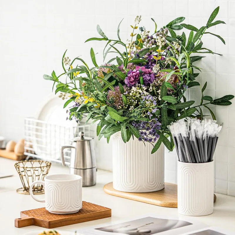 Ceramic Arch Utensil Holder – Farmhouse Kitchen Organizer