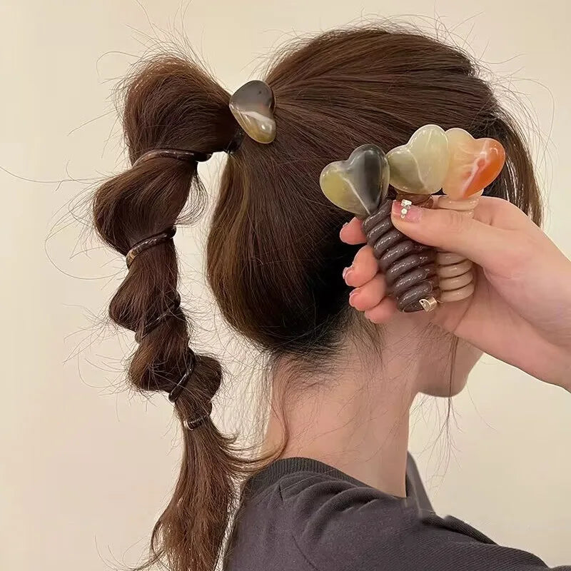 Minimalist Bubble Braid Headband | Hair Loop & Ponytail Rope