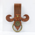 UYEE Belt Medieval Floral Rivet Leather Skirt Lift Clip Waist Sash