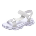 Women's Colorful Platform Roman Sandals | Velcro Beach Flats