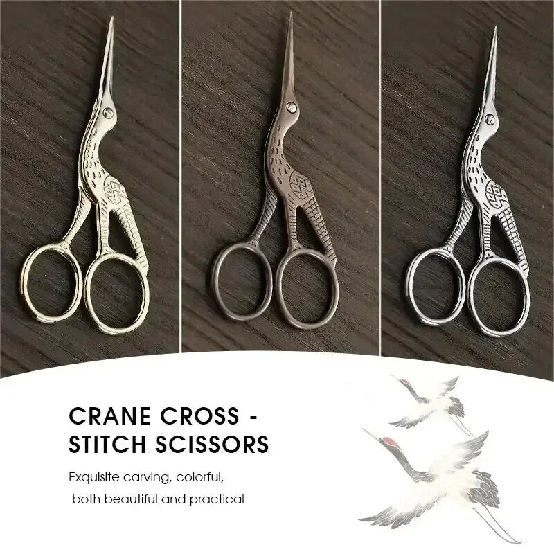 Rainbow Stork Embroidery Scissors – Sharp Stainless Steel Shears