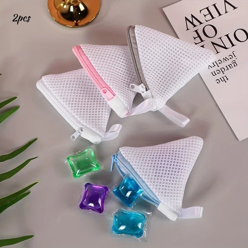 Mesh Laundry Bags with Zipper 2-Pack – Machine Washable