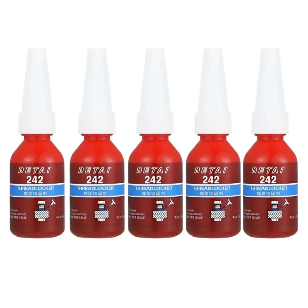 242 Medium Strength Blue Threadlocker Anaerobic Adhesive 10ml
