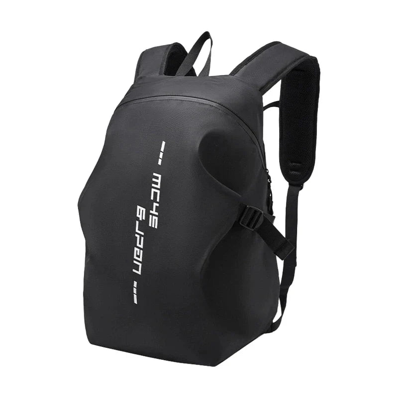 Waterproof Motorcycle Backpack | Helmet Storage, Reflective Strip