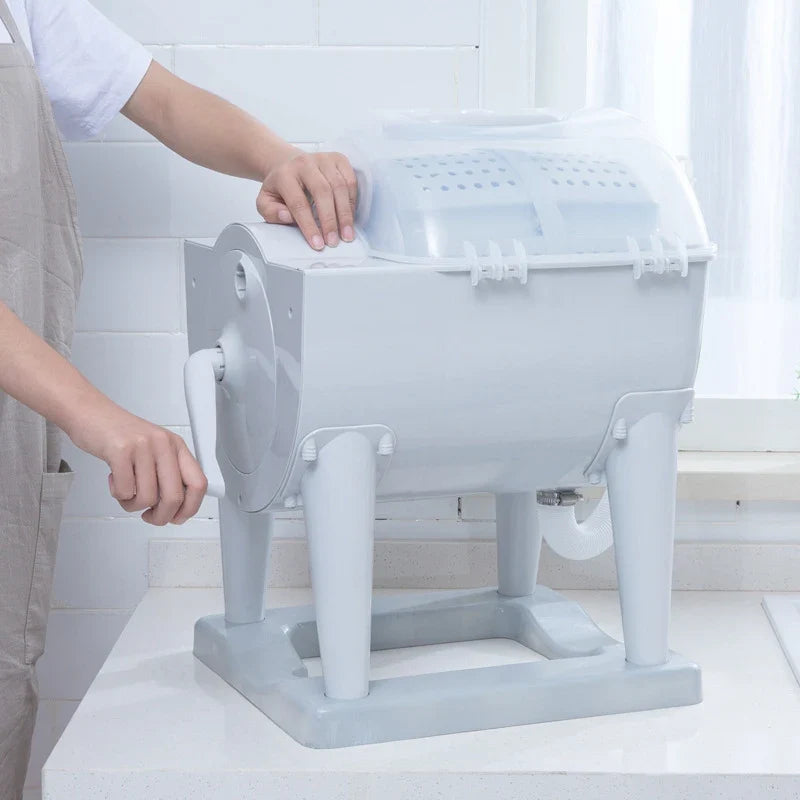 Manual Hand Drum Washing Machine & Dehydrator 5KG | No Power