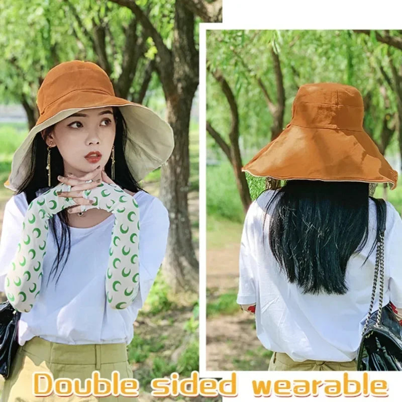 Women's Wide Brim UPF 50+ Sun Hat | Foldable Beach Hiking