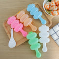 3-Grid Rice Ball Mold with Spoon – DIY Sushi & Bento Maker