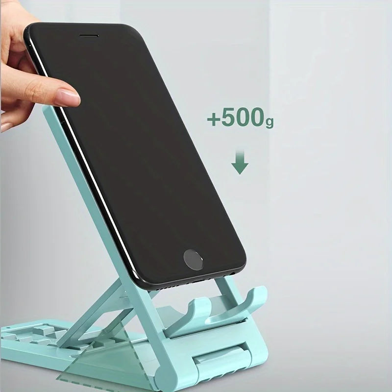 Foldable Phone & Tablet Stand – Adjustable Desktop Lazy Bracket