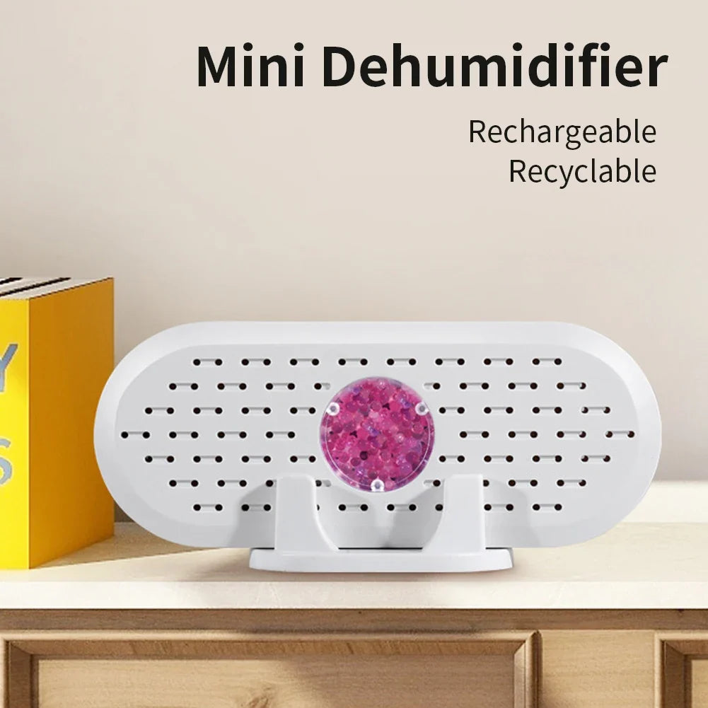 Mini USB Dehumidifier – Reusable for Closet, Shoe Cabinet
