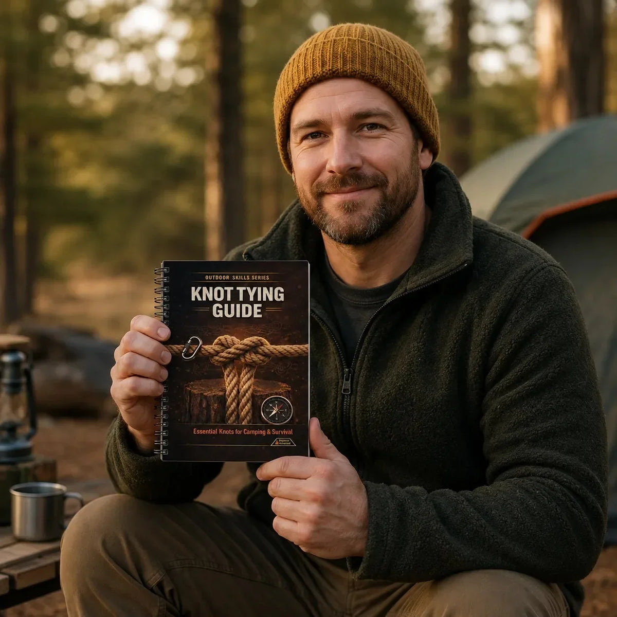 Knot Tying Guide A5 Spiral Outdoor Skills Notebook Essential Rope