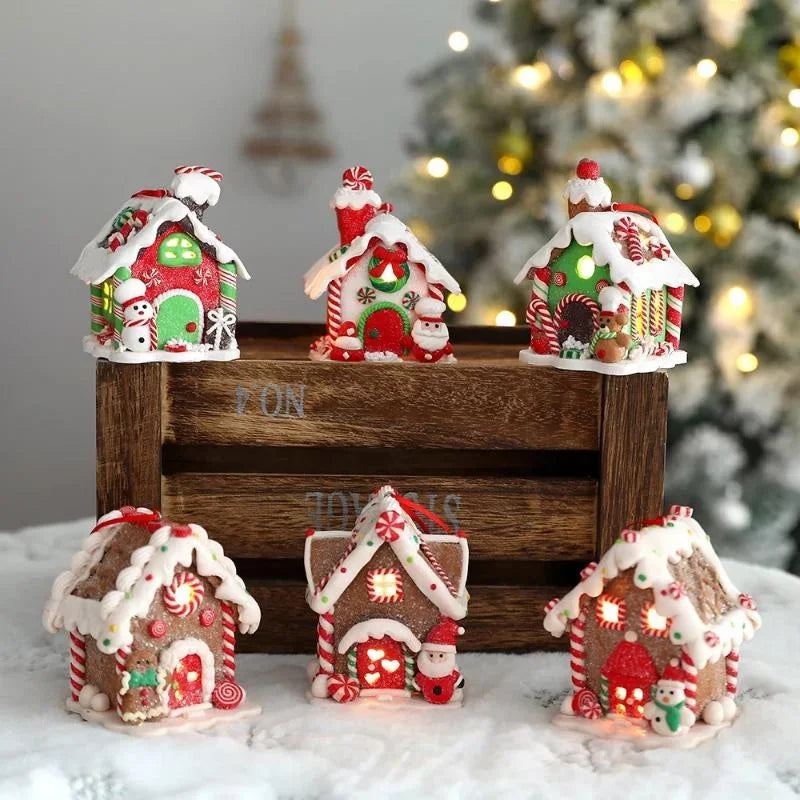 Christmas Gingerbread House Ornament – Xmas Tree Pendant