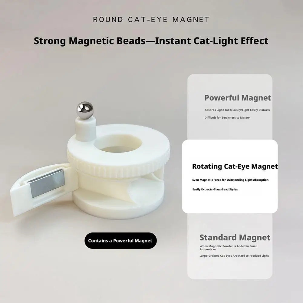 Rotating Cat Eye Nail Magnet Tool – Gel Polish DIY Art