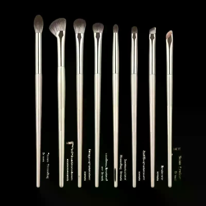 8-Piece Eye Makeup Brush Set – Soft Eyeshadow & Eyeliner
